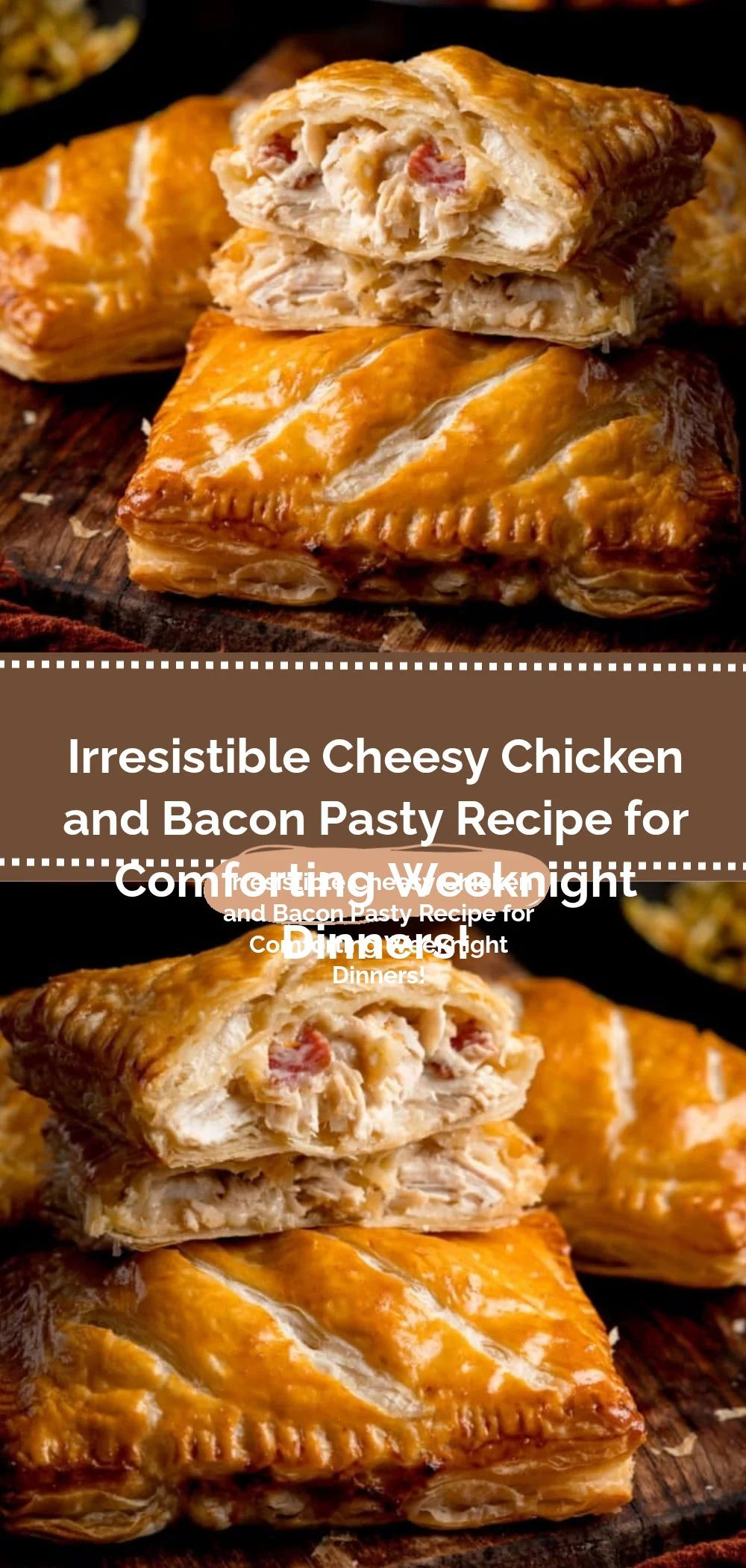 Cheesy Chicken and Bacon Pasty Recipe (Quick and Easy!)