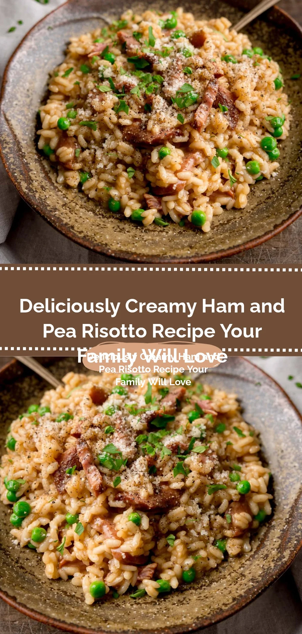 Creamy Ham and Pea Risotto Recipe