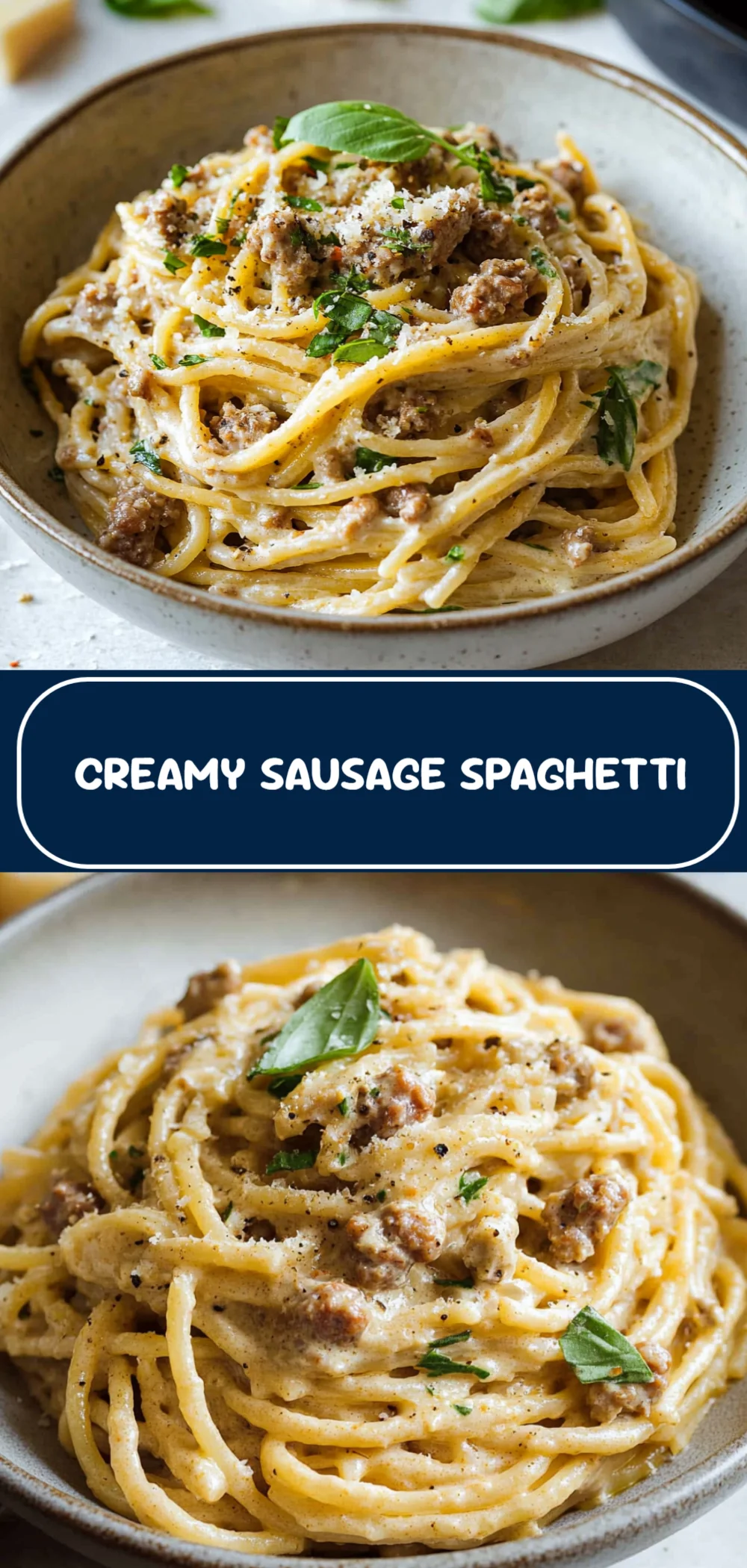 Indulge in Creamy Sausage Spaghetti: Easy Comfort Food Recipe Everyone Will Love!