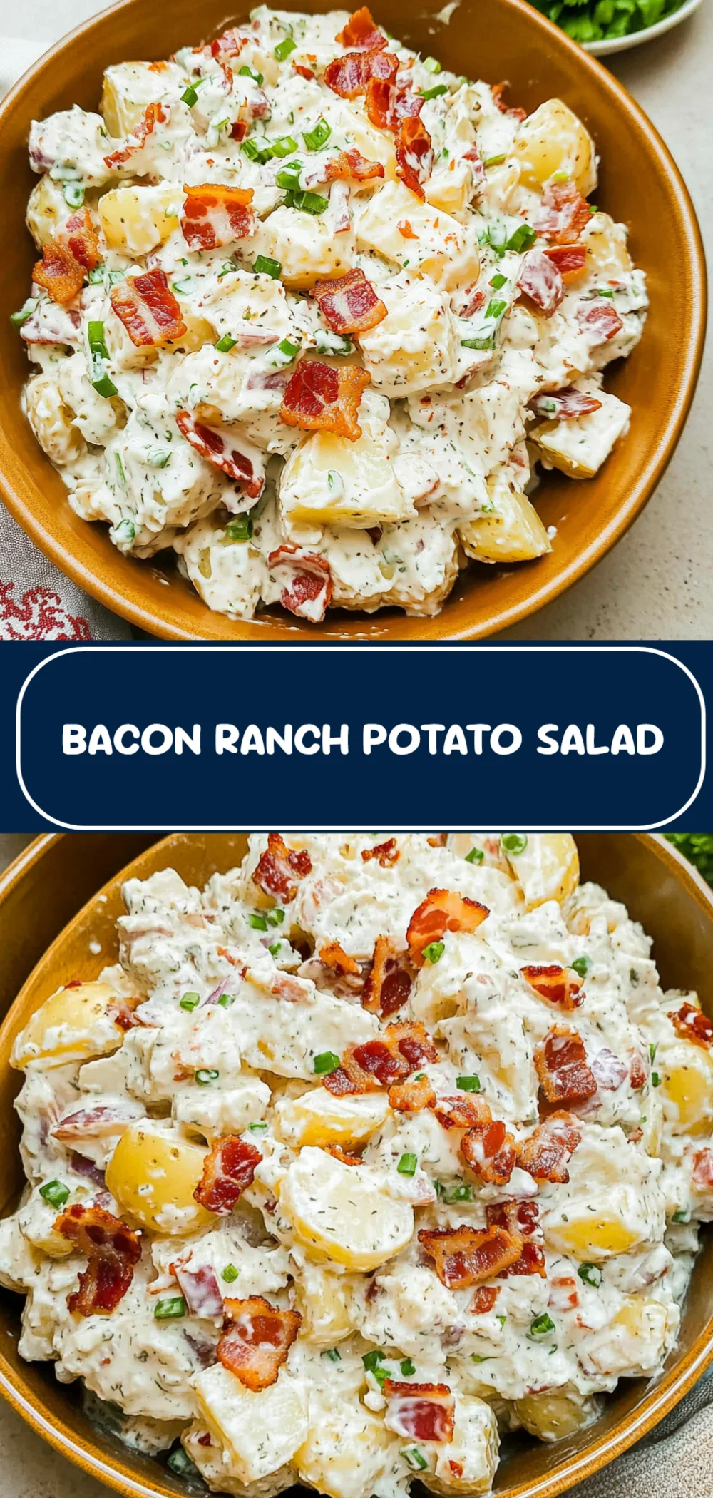 Deliciously Easy Bacon Ranch Potato Salad Recipe You'll Love for Summer Gatherings!