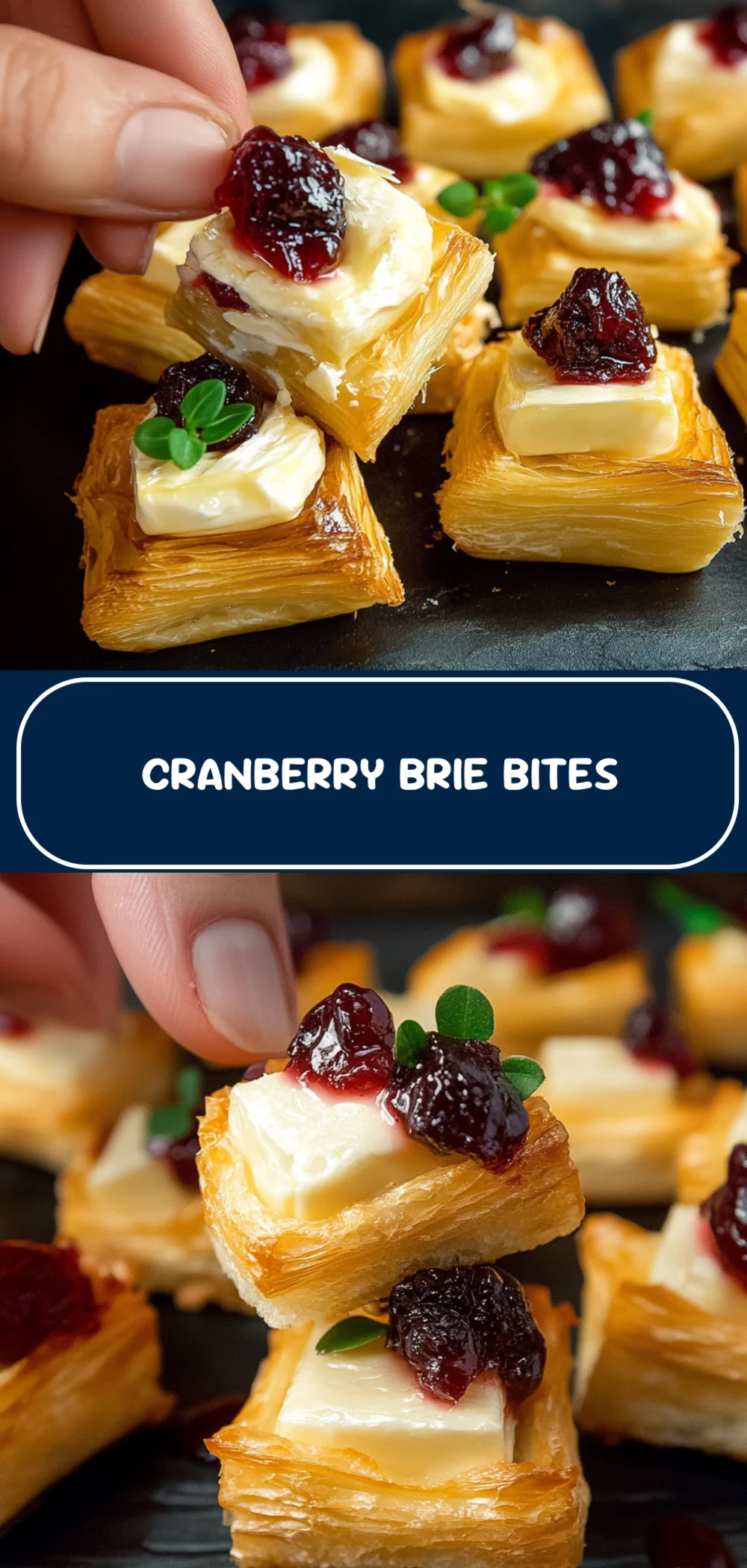 Irresistible Cranberry Brie Bites Recipe - Easy, Quick, and Perfect for Any Gathering!