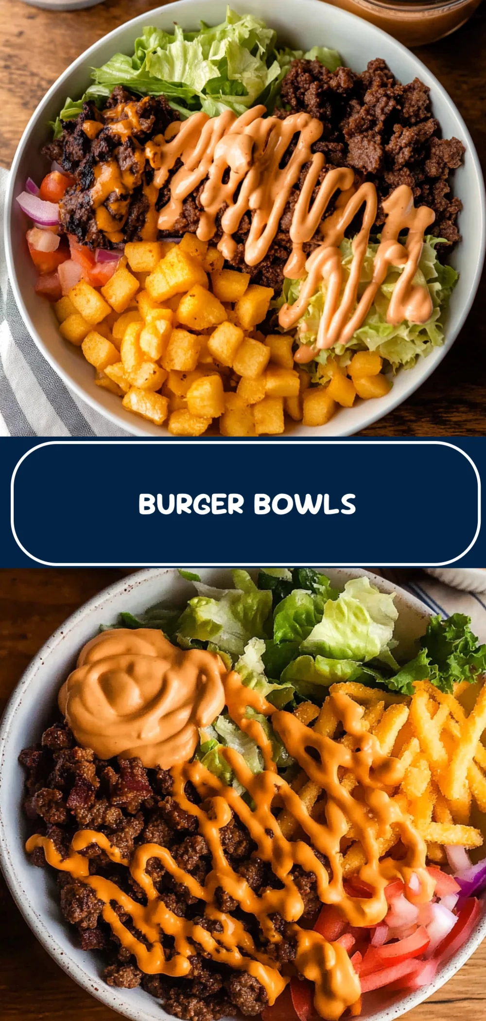 Delicious Burger Bowls: Quick and Easy Meal Idea for Fresh Flavor Lovers!