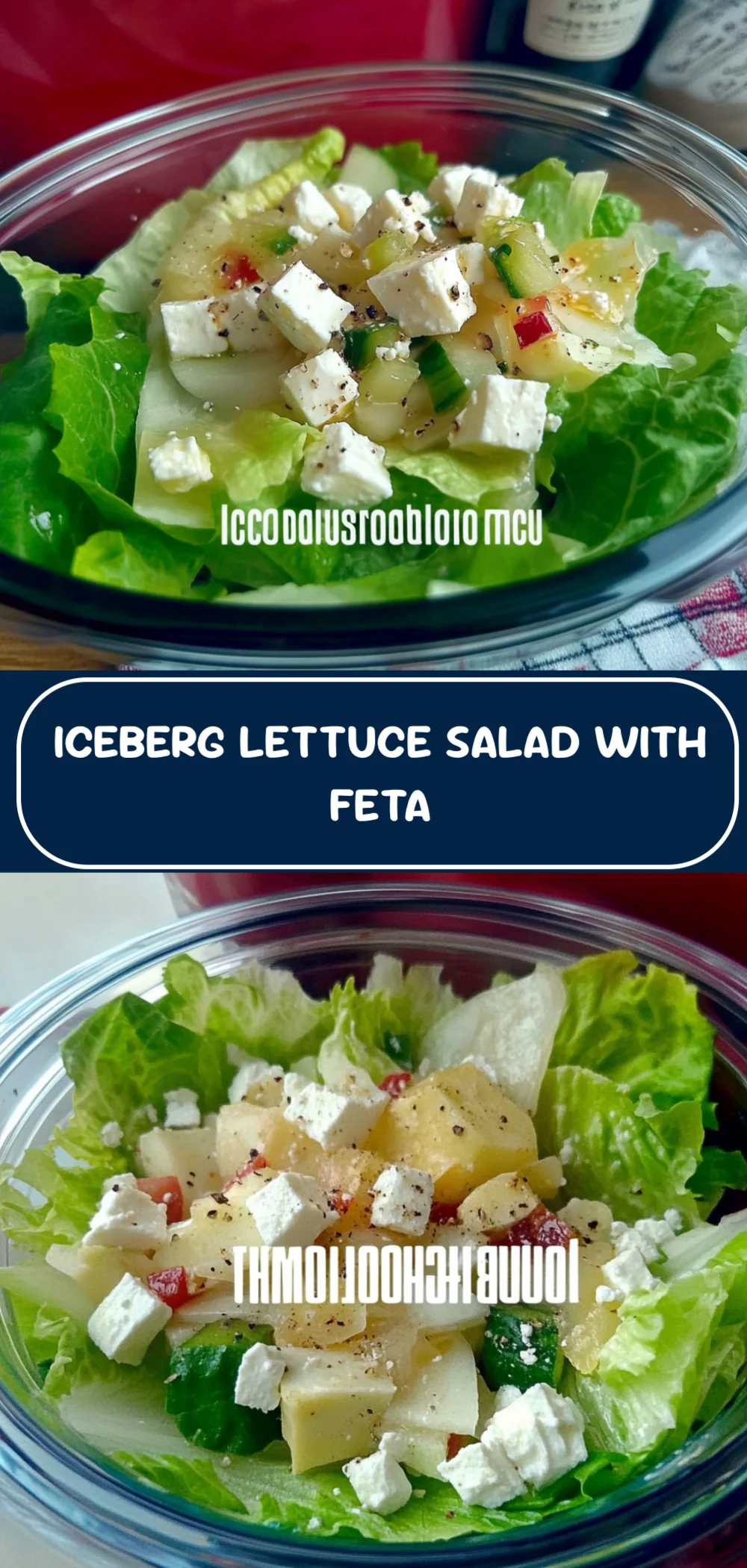 Crisp and Easy Iceberg Lettuce Salad with Feta: Your Perfect Summer Side Dish!
