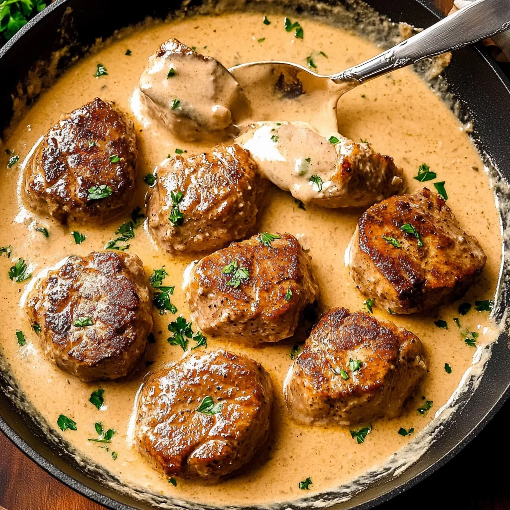 Delicious Pork Tenderloin in Creamy Dijon Sauce Recipe