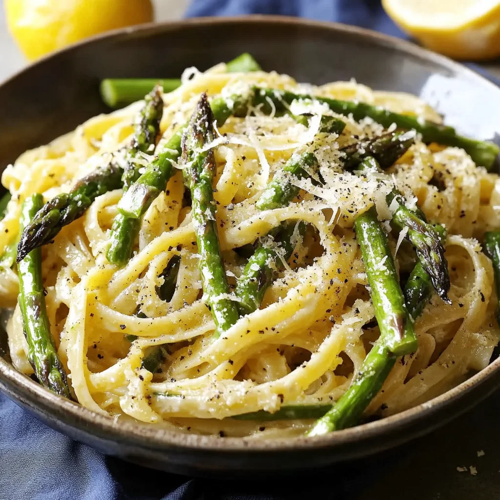Delightful Asparagus Pasta Recipe with Lemon and Parmesan (Quick and Easy!)