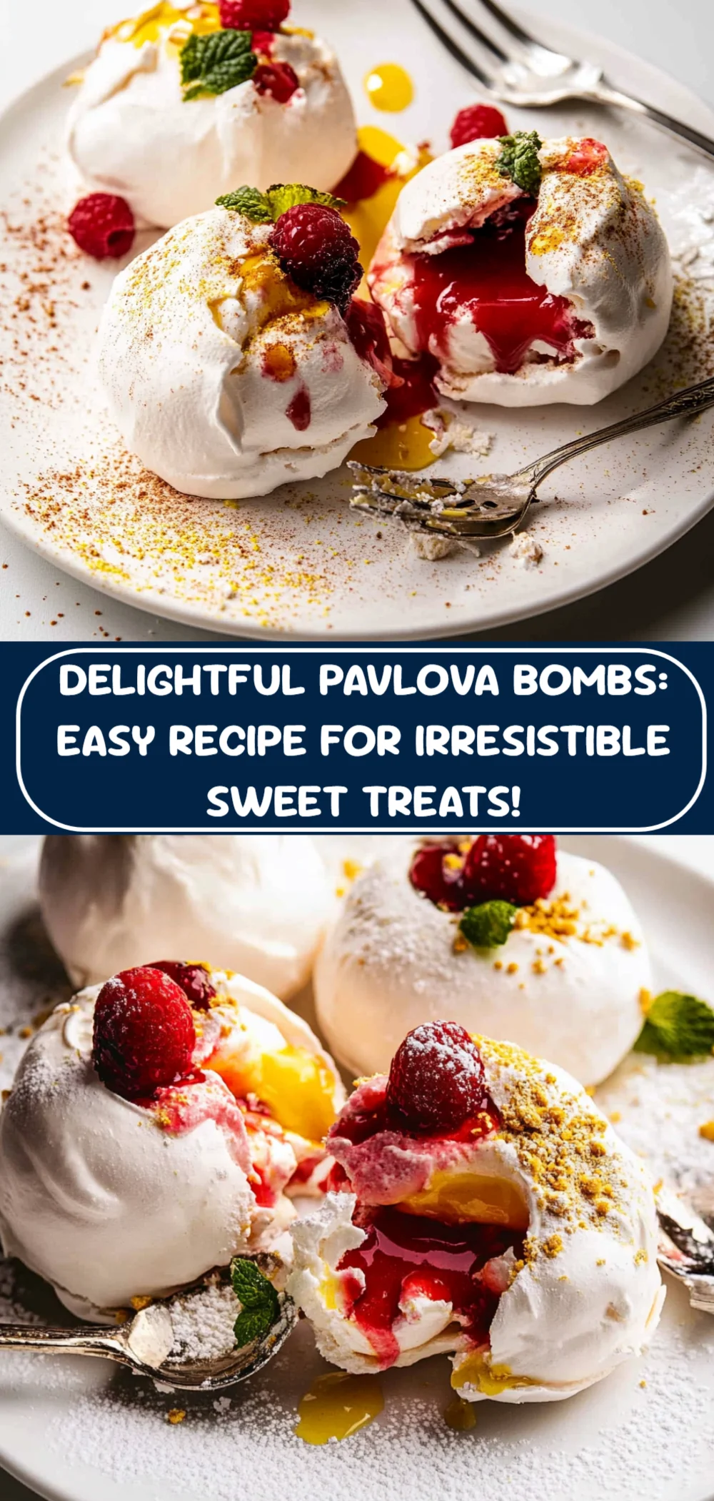 Delightful Pavlova Bombs: Easy Recipe for Irresistible Sweet Treats!