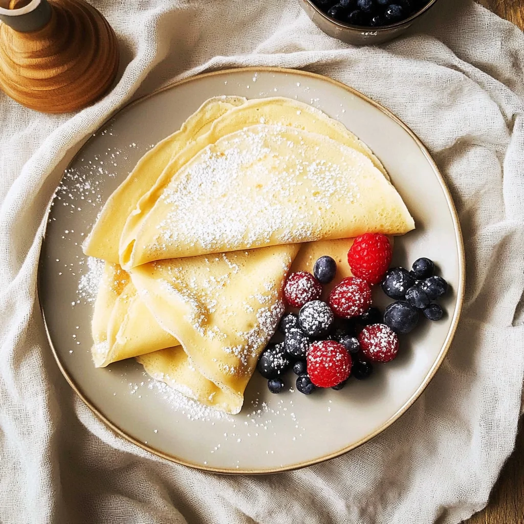 Easy Crepes Recipe (Deliciously Simple and Versatile!)