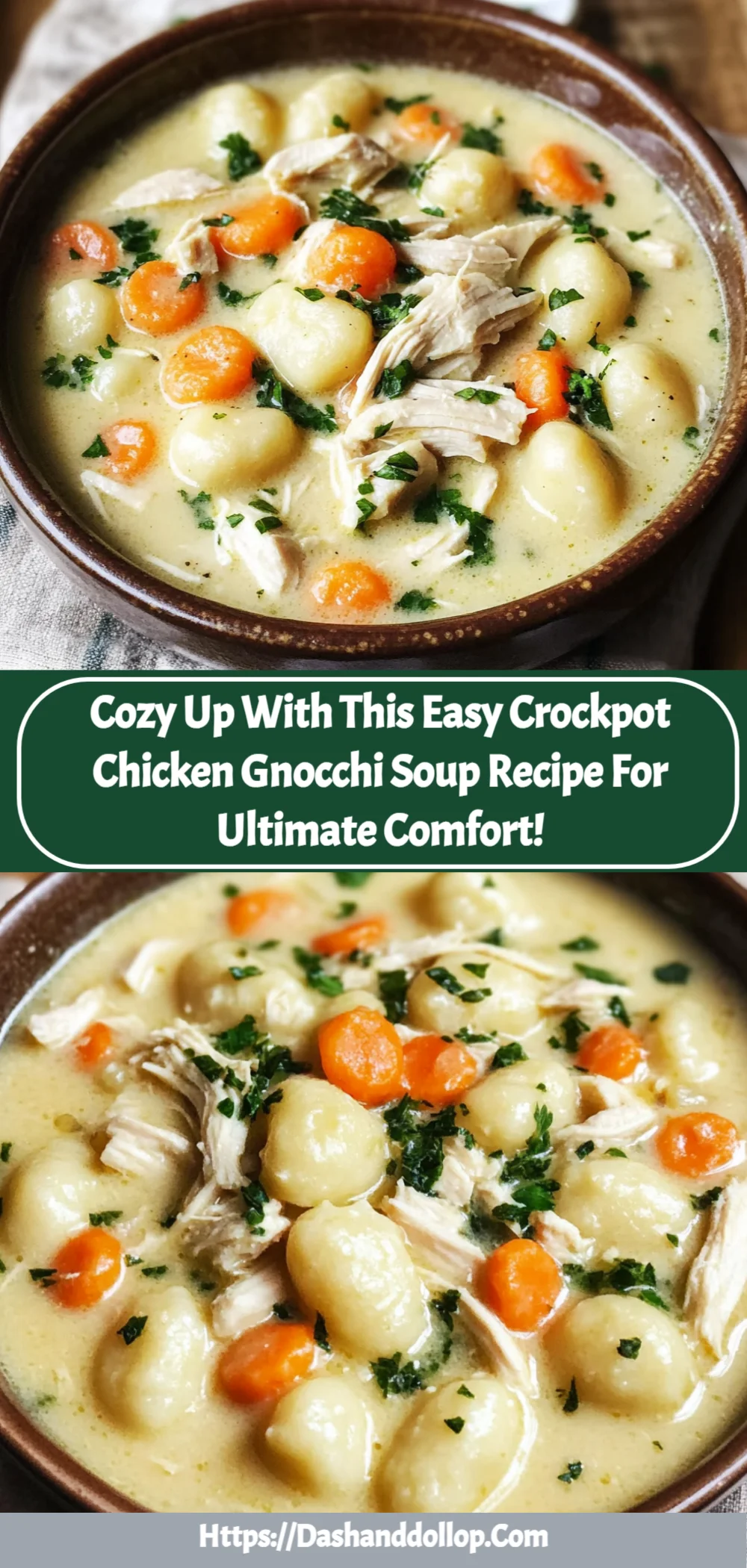 Easy Crockpot Chicken Gnocchi Soup Recipe