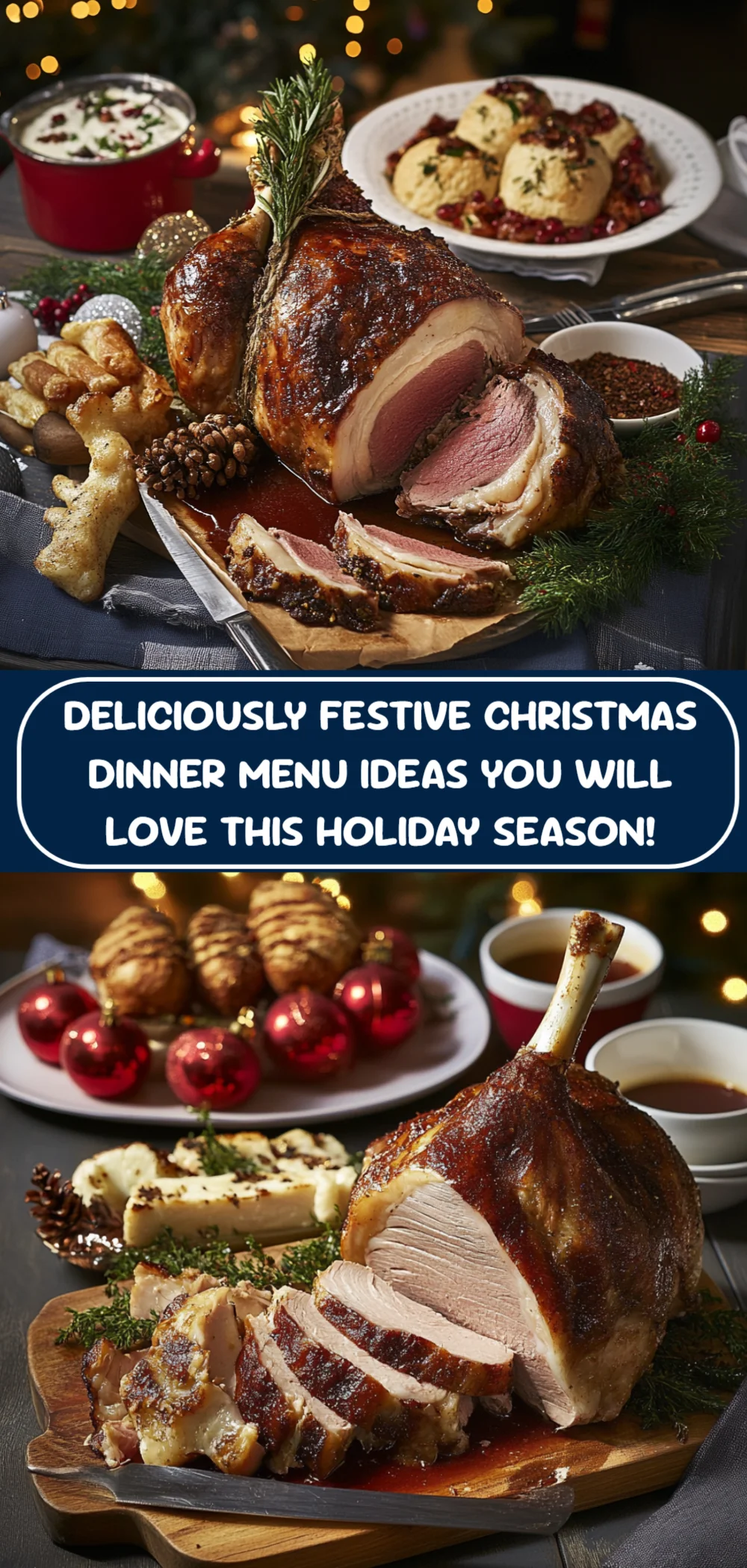 Deliciously Festive Christmas Dinner Menu Ideas You Will Love This Holiday Season!