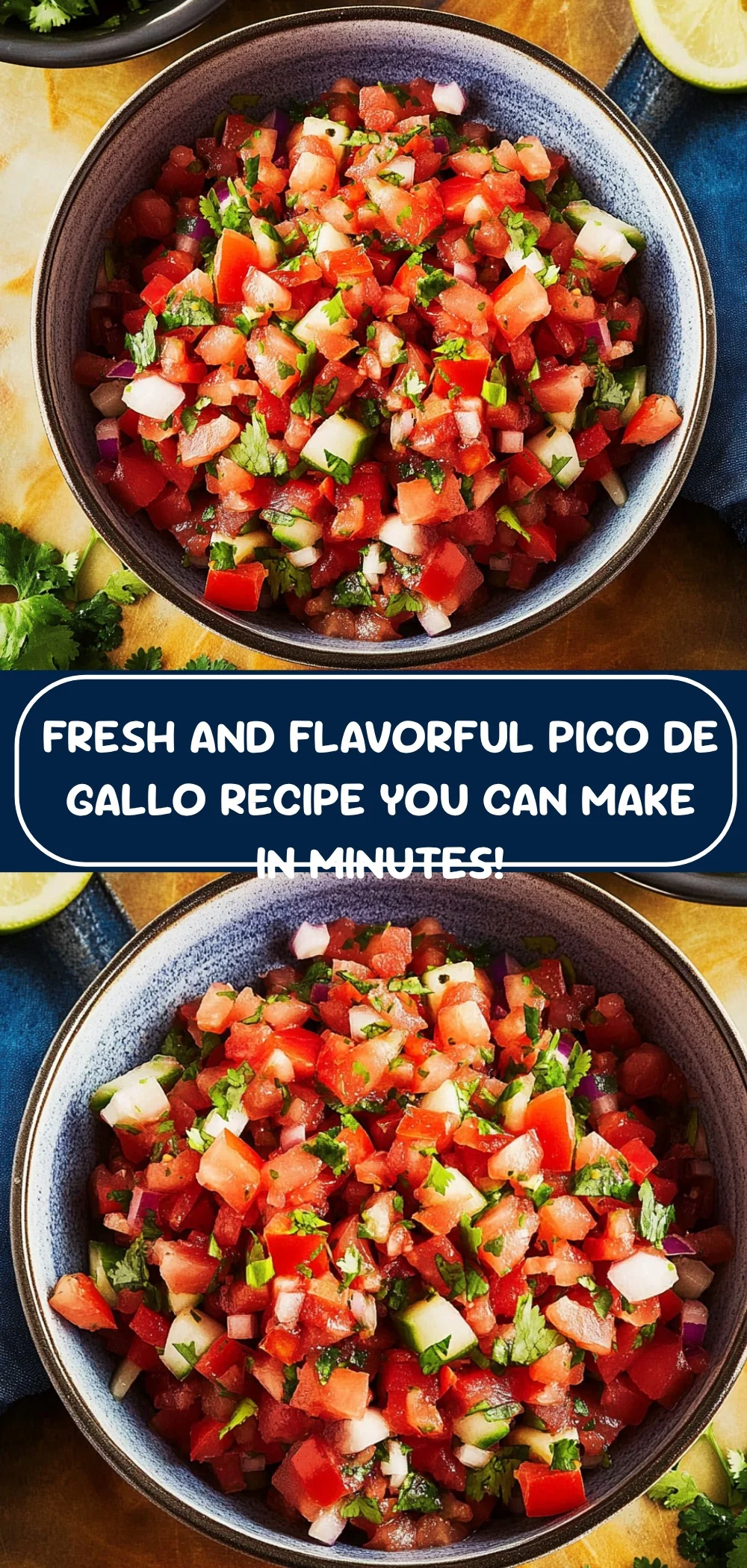 Fresh Pico De Gallo Recipe (Quick and Easy!)