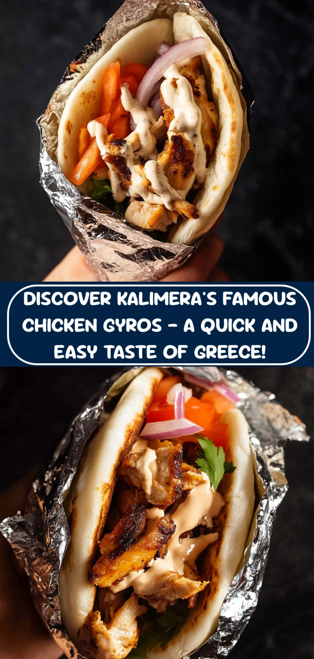 Kalimera's Famous Chicken Gyros Recipe (Taste of Greece)