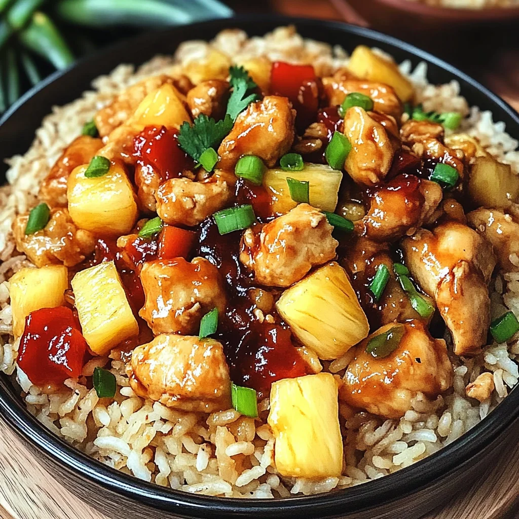 Pineapple Chicken Rice Recipe (A Tropical Delight!)