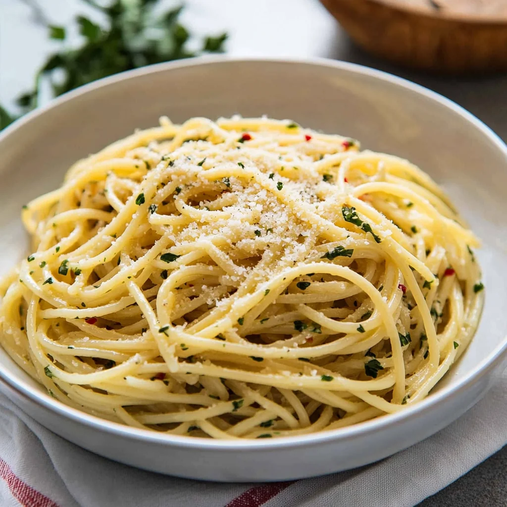 Aglio e Olio (Garlic Oil Spaghetti) Recipe