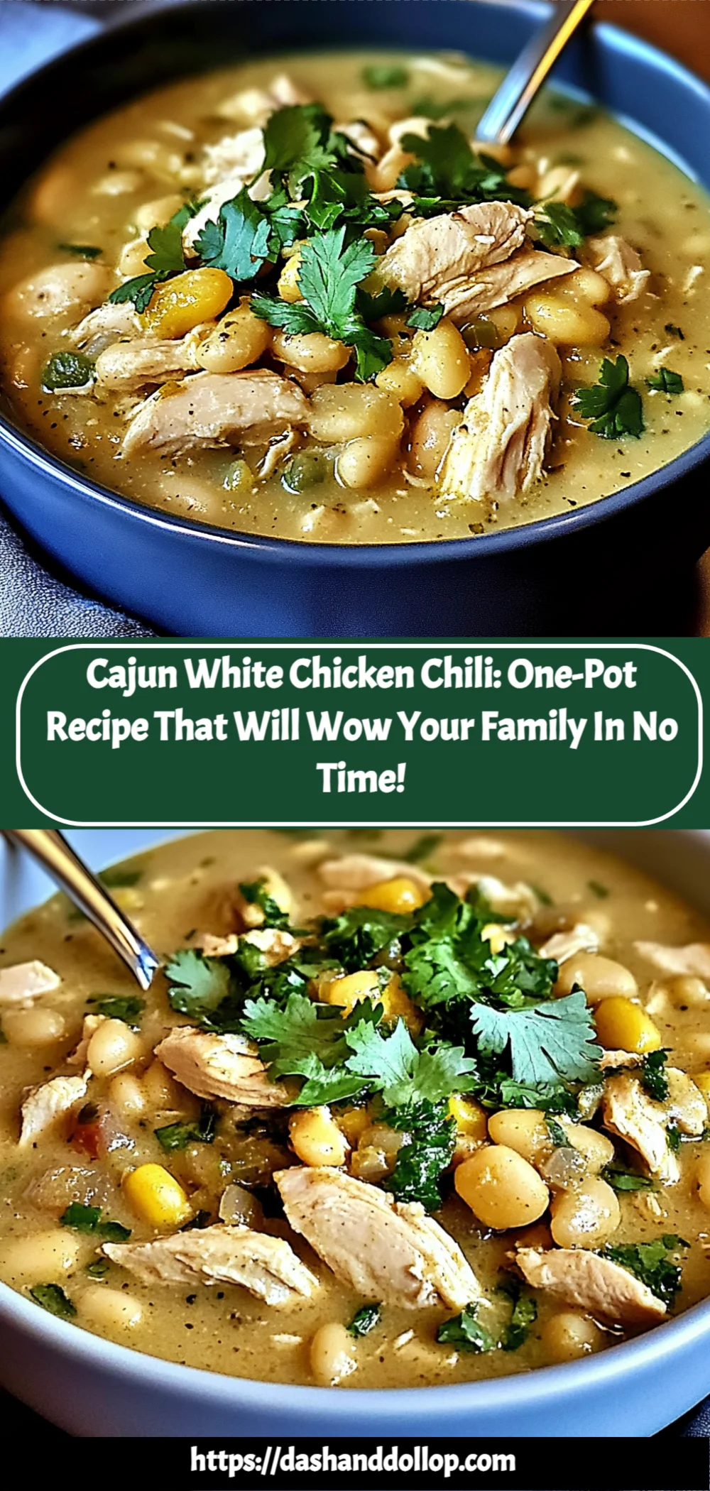 Cajun White Chicken Chili: One-Pot Recipe That Will Wow Your Family in No Time!
