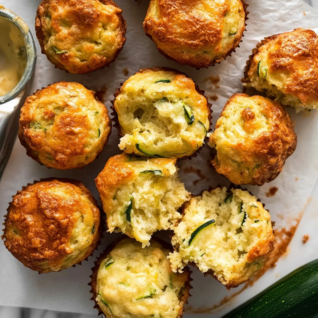 Cheesy Zucchini Muffins Recipe (Easy and Delicious!)