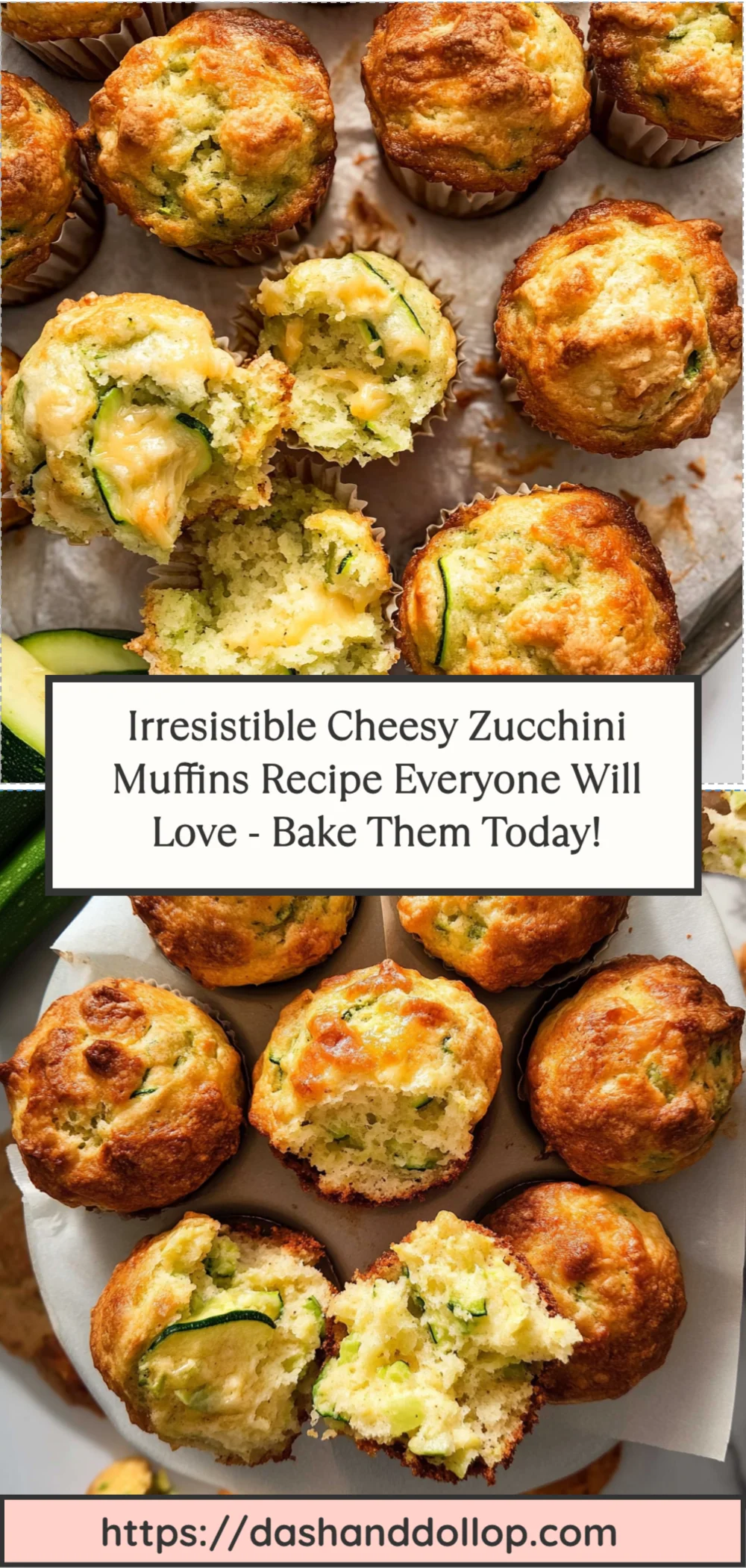 Irresistible Cheesy Zucchini Muffins Recipe Everyone Will Love - Bake Them Today!