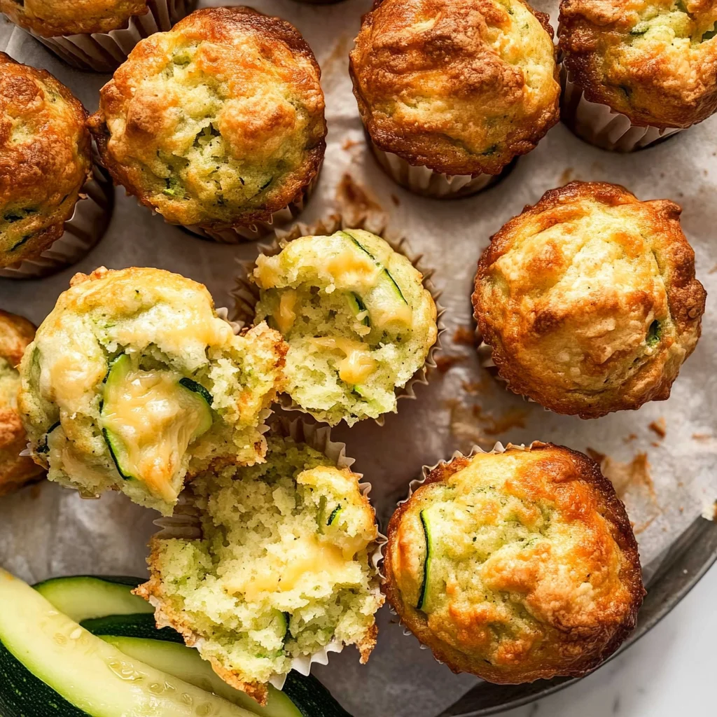 Cheesy Zucchini Muffins Recipe (Quick and Easy!)