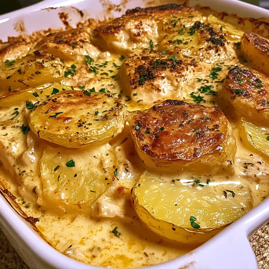 Creamy Chicken Potato Coin Bake Recipe (Easy and Delicious!)