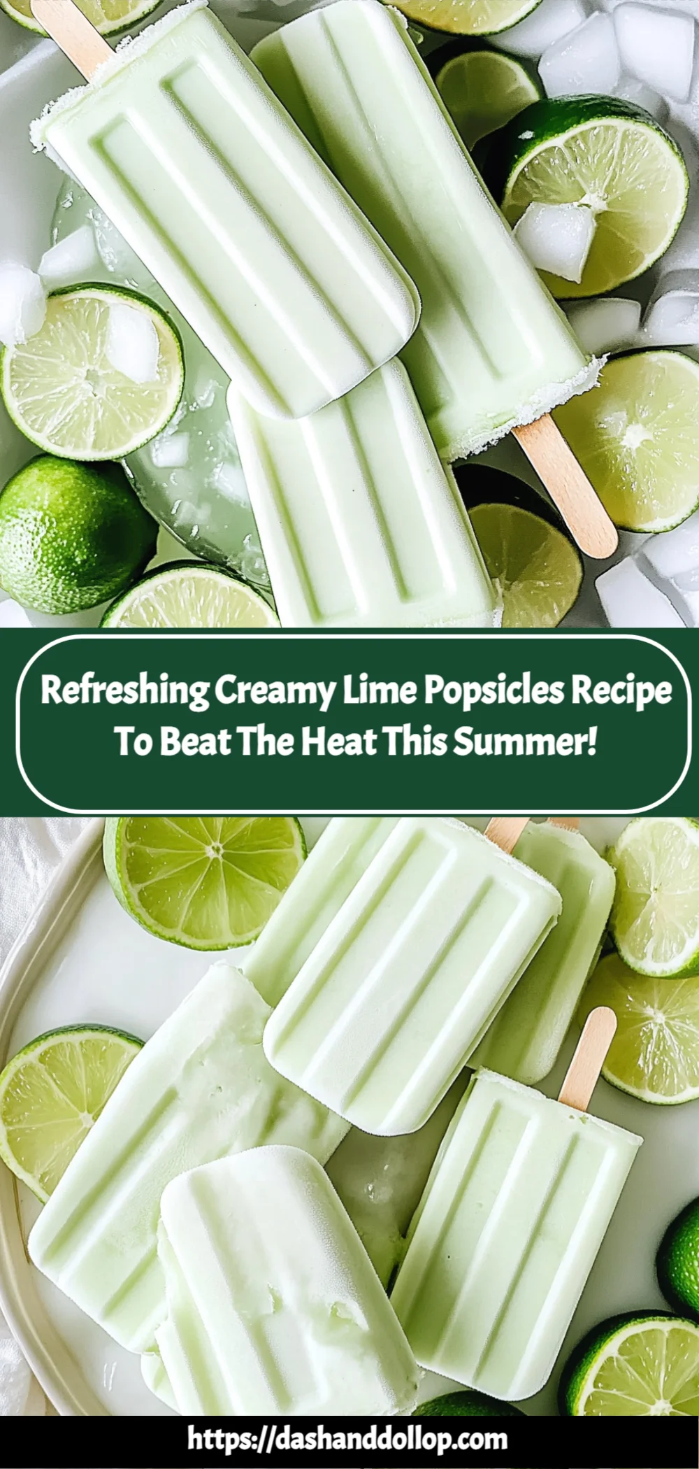 Refreshing Creamy Lime Popsicles Recipe to Beat the Heat This Summer!
