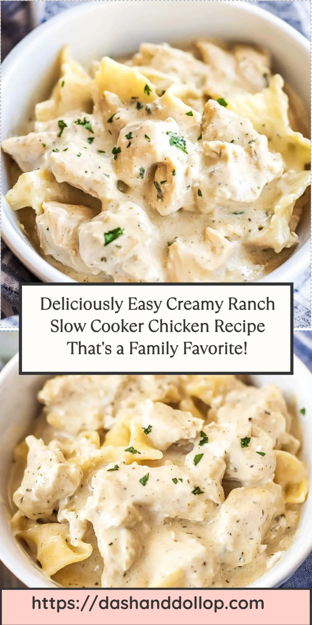 Deliciously Easy Creamy Ranch Slow Cooker Chicken Recipe That's a Family Favorite!