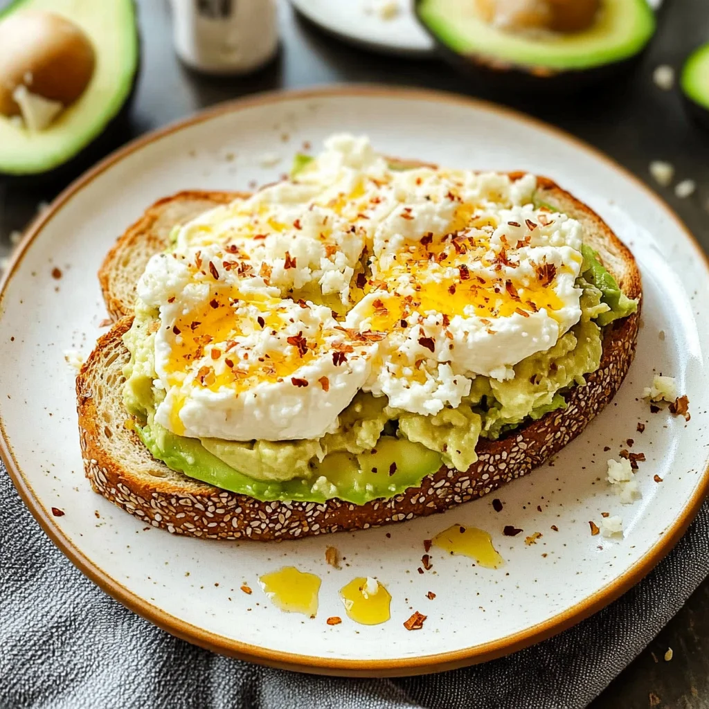 Delicious Avocado Toast Recipe with 23g of Protein!