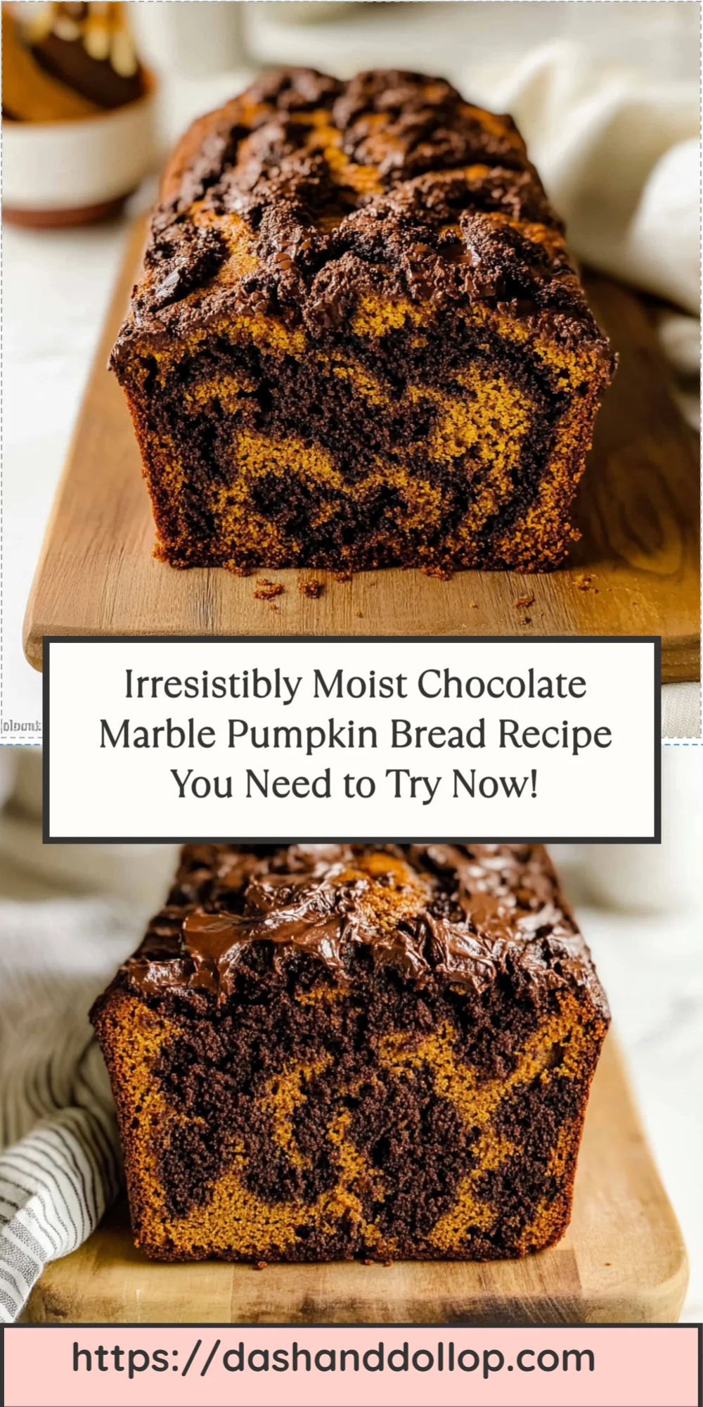 Irresistibly Moist Chocolate Marble Pumpkin Bread Recipe You Need to Try Now!