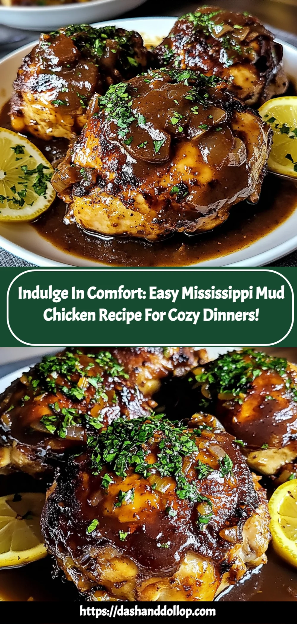 Indulge in Comfort: Easy Mississippi Mud Chicken Recipe for Cozy Dinners!