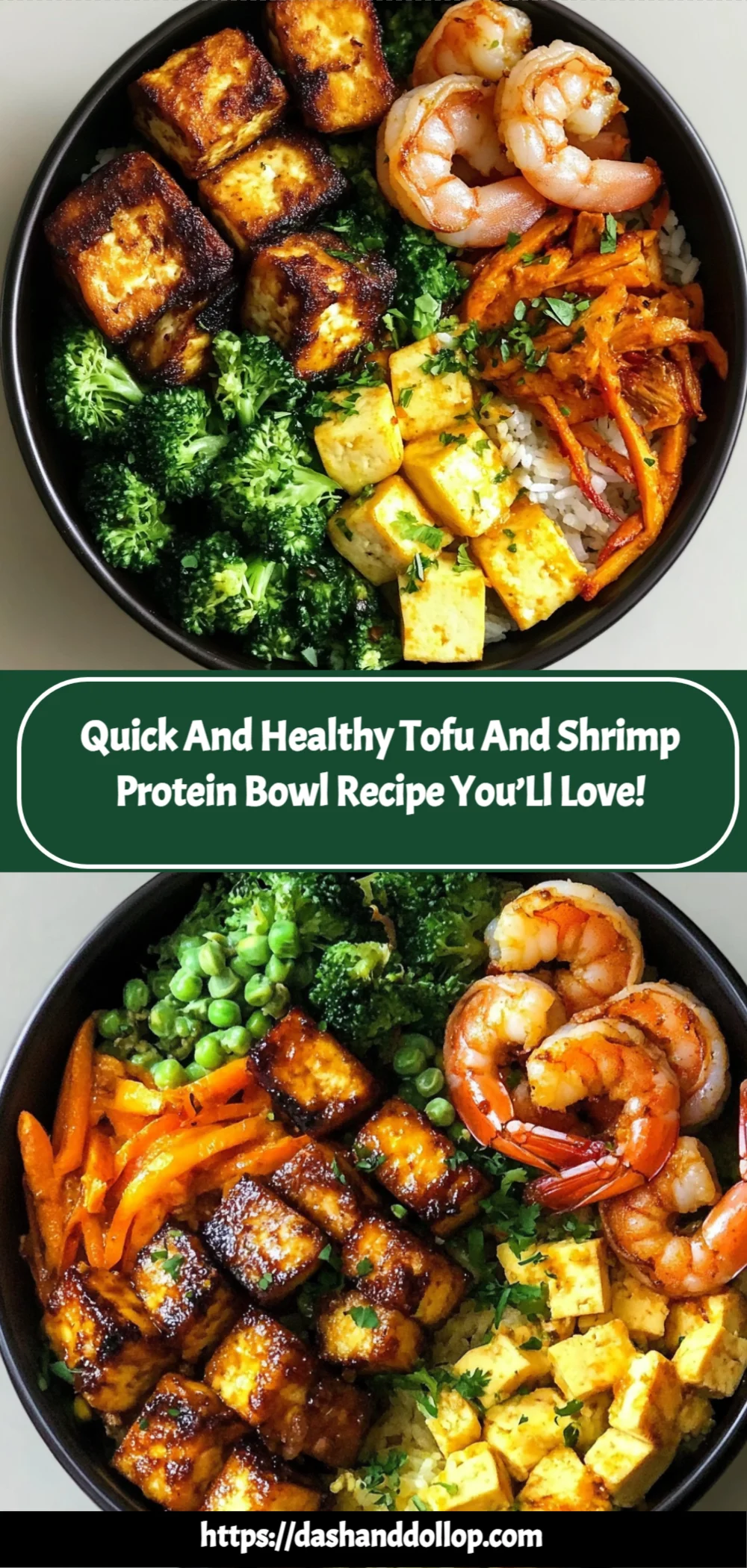 Quick and Healthy Tofu and Shrimp Protein Bowl Recipe You’ll Love!