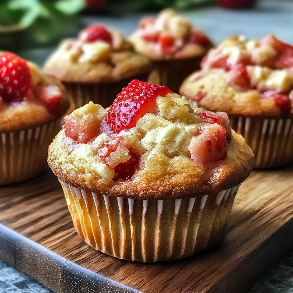 Deliciously Easy Strawberry Cream Cheese Muffins Recipe