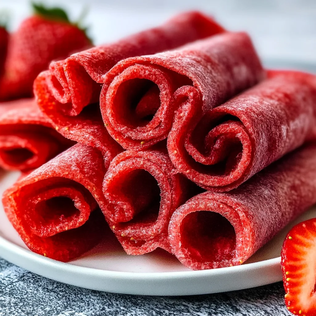 Deliciously Simple Homemade Strawberry Fruit Roll-Ups Recipe