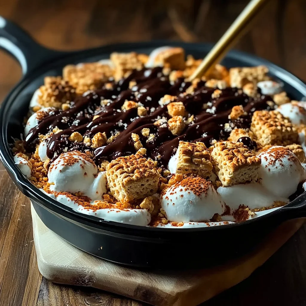 Easy 4th of July S'mores Dip Recipe
