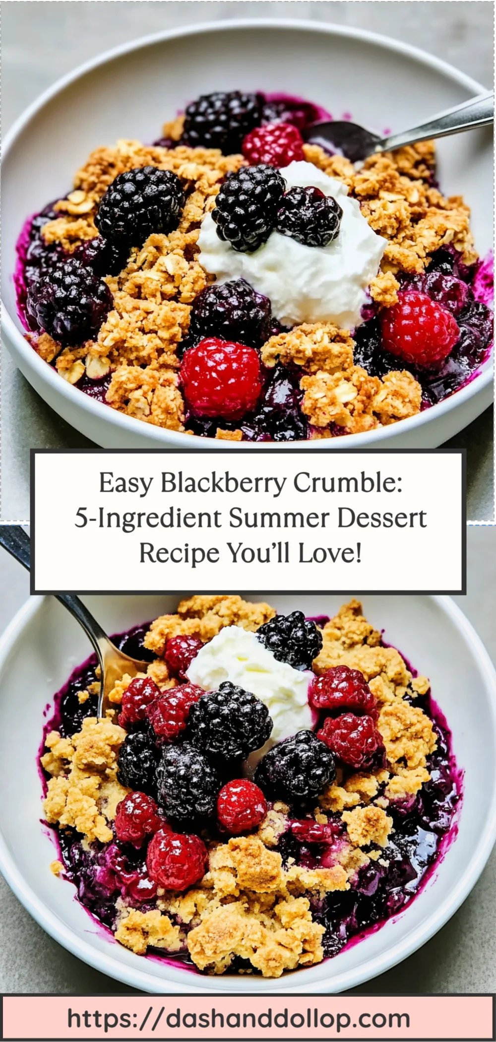 Easy Blackberry Crumble: 5-Ingredient Summer Dessert Recipe You’ll Love!