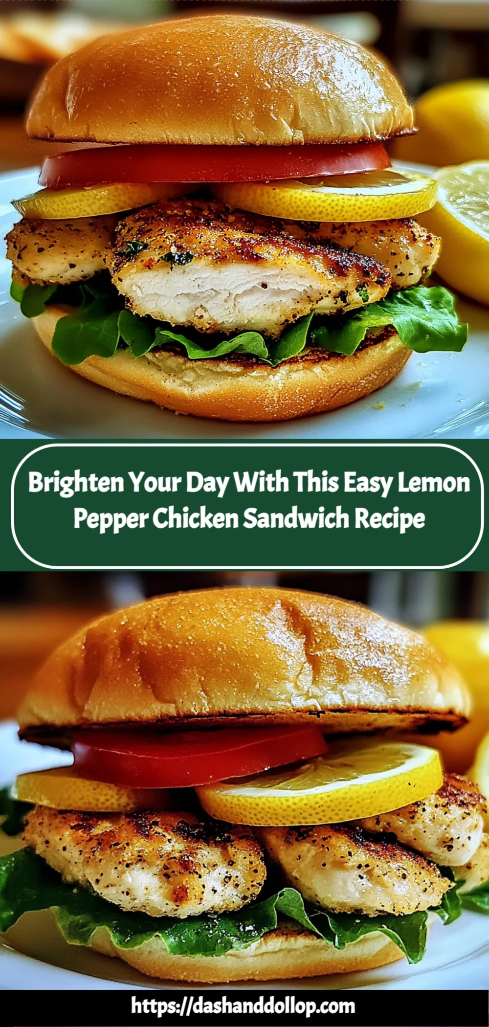 Brighten Your Day with This Easy Lemon Pepper Chicken Sandwich Recipe
