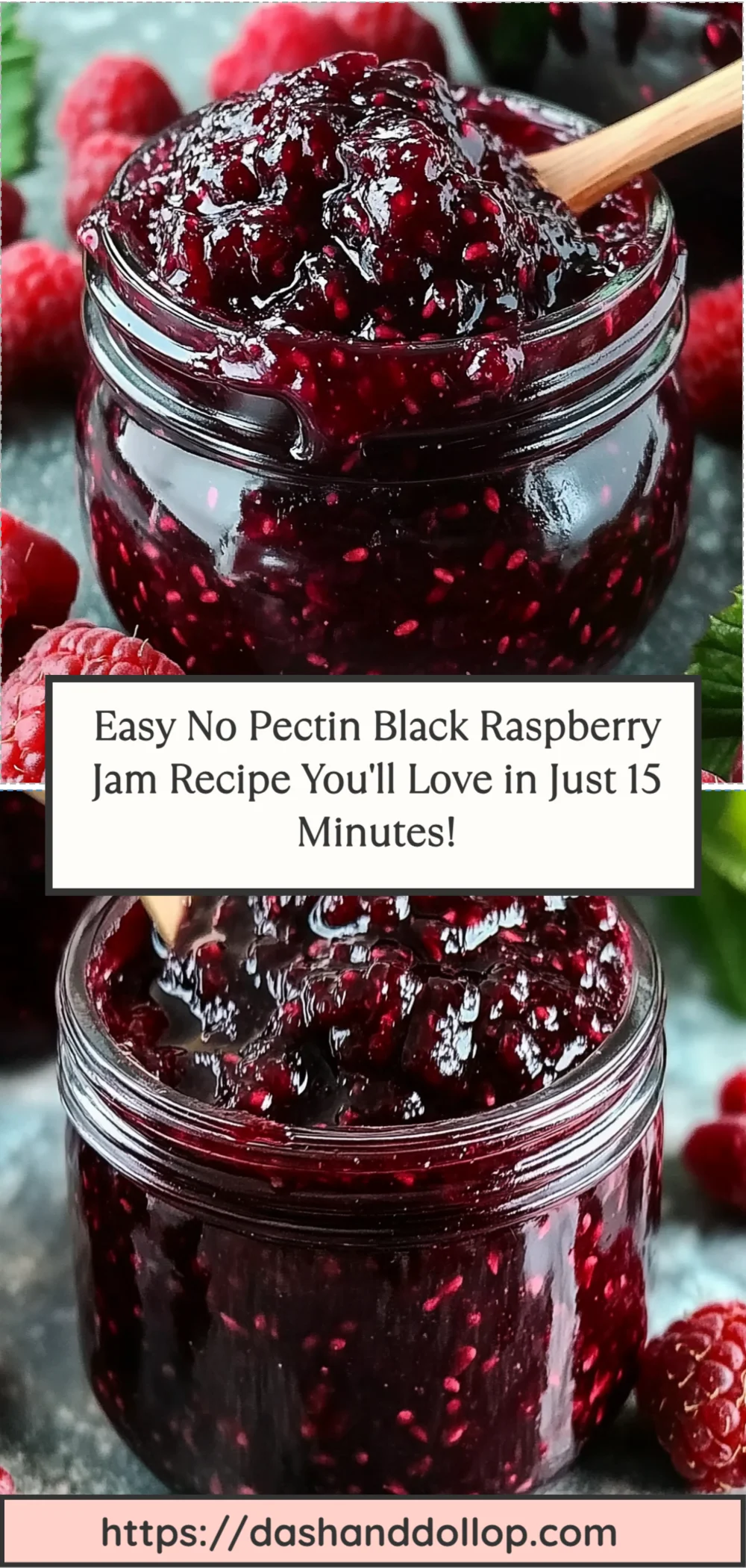 Easy No Pectin Black Raspberry Jam Recipe You'll Love in Just 15 Minutes!