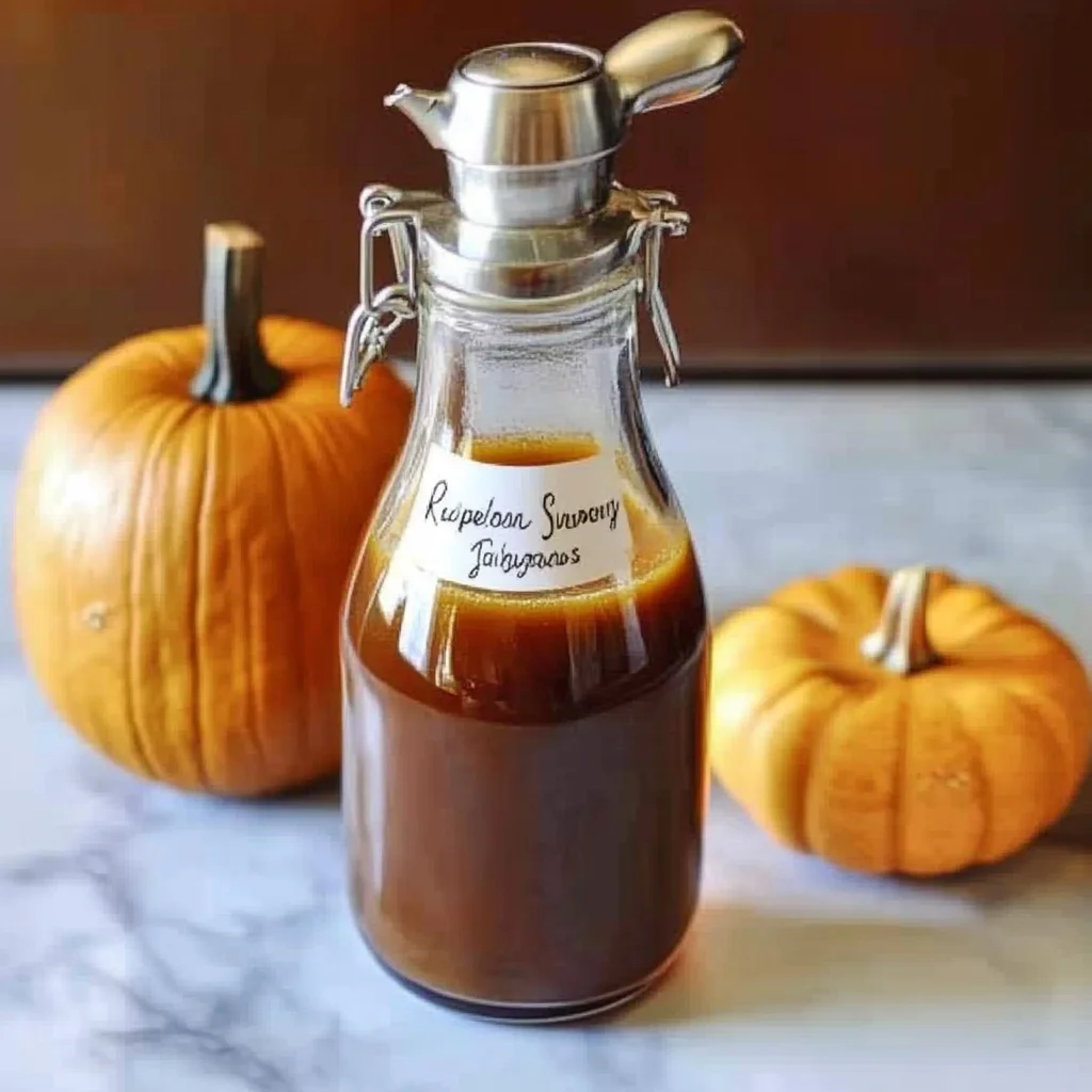 Homemade Pumpkin Spice Syrup Recipe