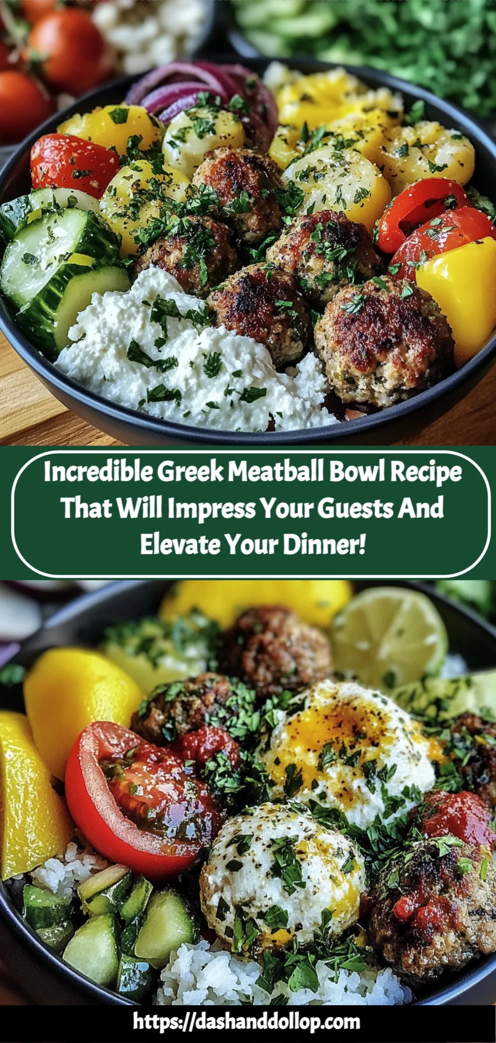 Incredible Greek Meatball Bowl Recipe That Will Impress Your Guests and Elevate Your Dinner!