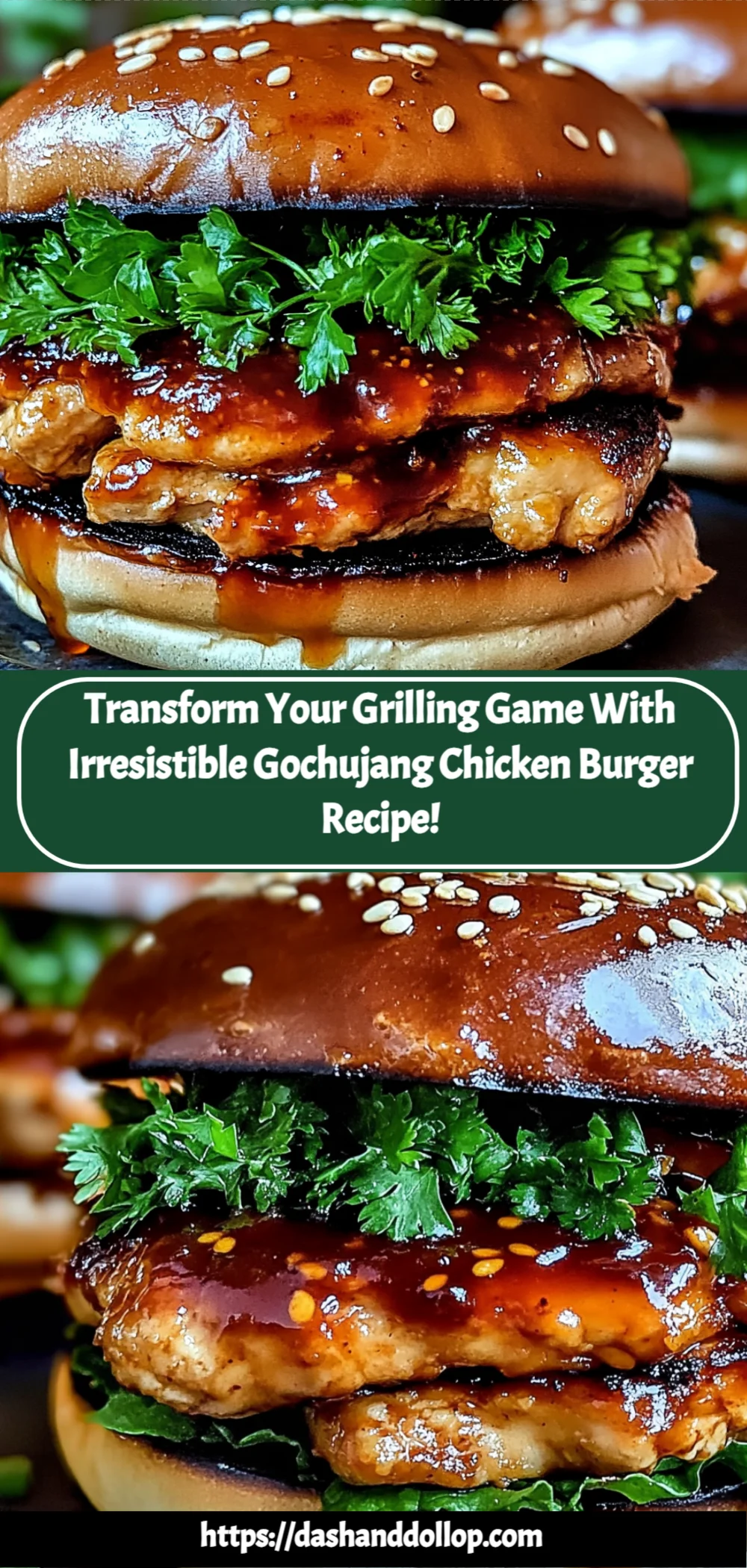 Transform Your Grilling Game with Irresistible Gochujang Chicken Burger Recipe!