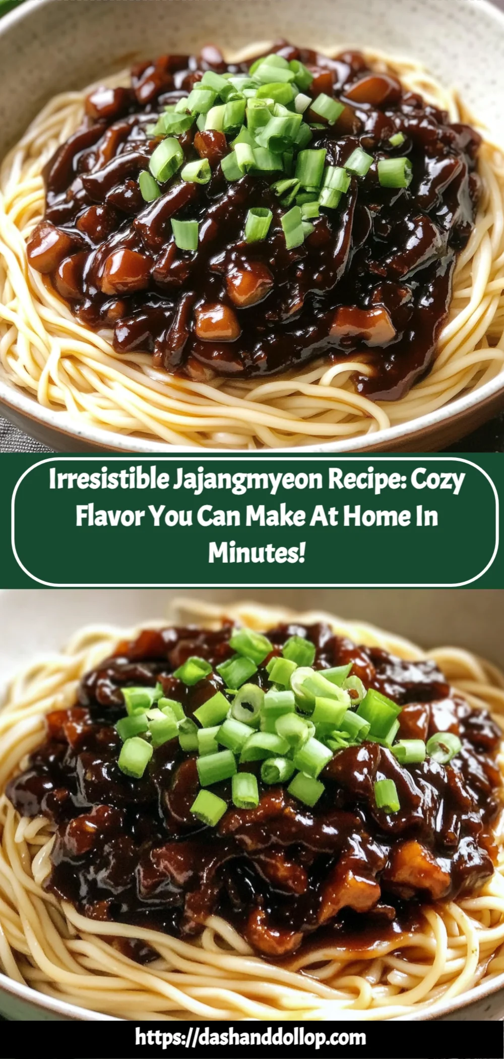 Irresistible Jajangmyeon Recipe: Cozy Flavor You Can Make at Home in Minutes!