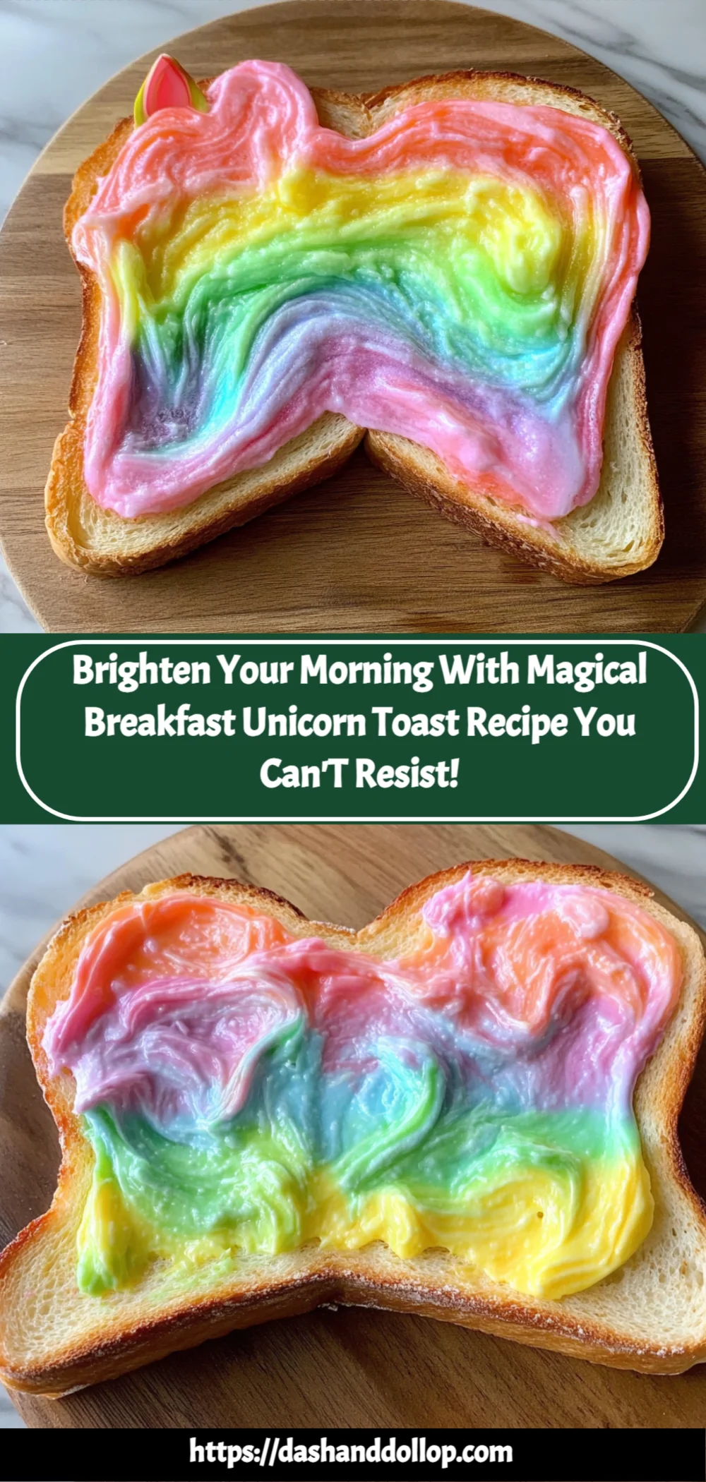 Brighten Your Morning with Magical Breakfast Unicorn Toast Recipe You Can't Resist!