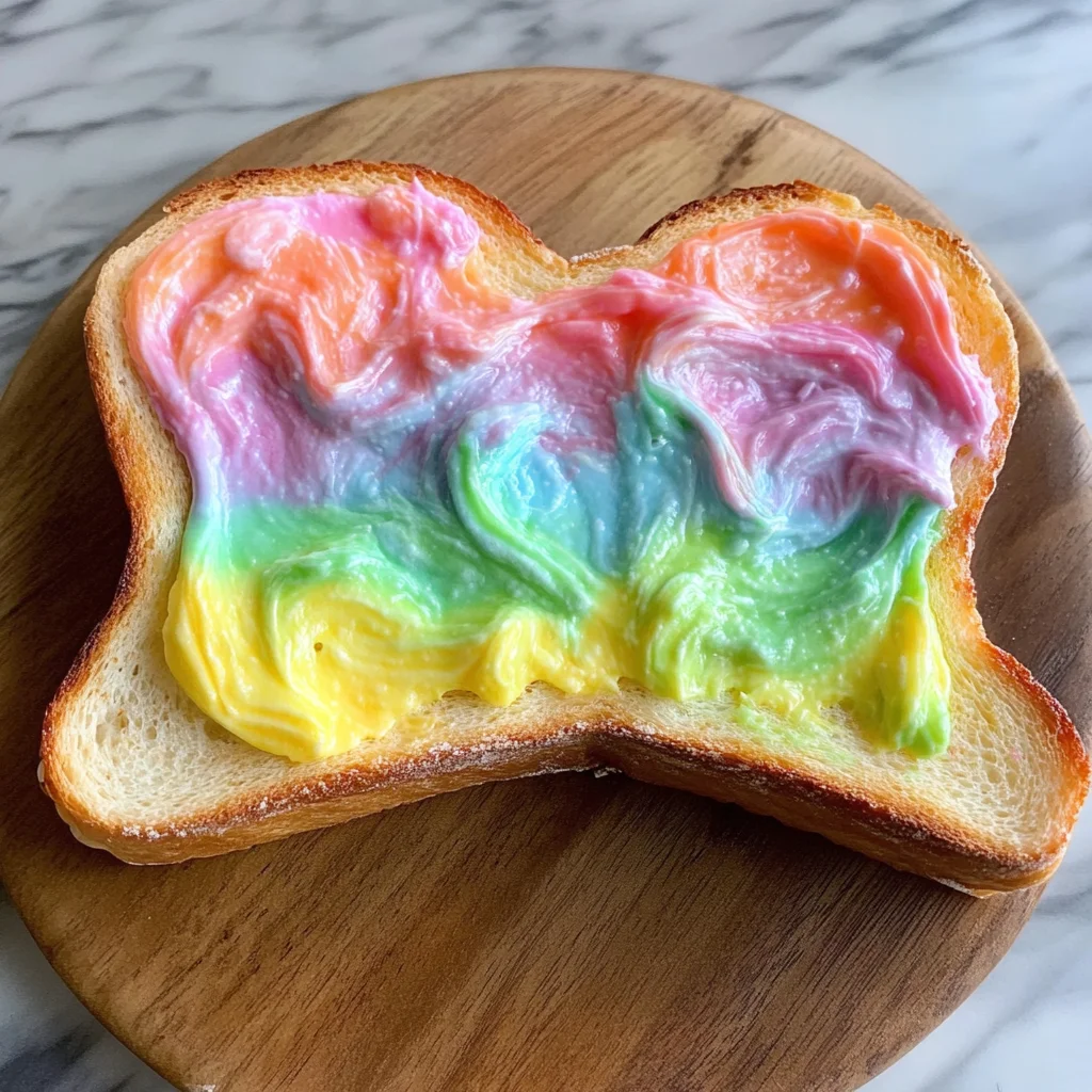 Magical Breakfast Unicorn Toast Recipe