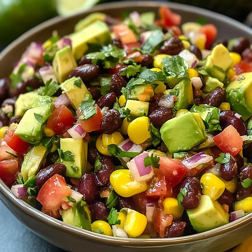 No-Cook Cowboy Caviar Salad with Avocado Recipe