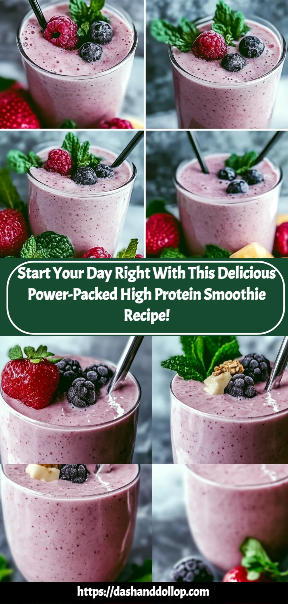 Start Your Day Right with This Delicious Power-Packed High Protein Smoothie Recipe!