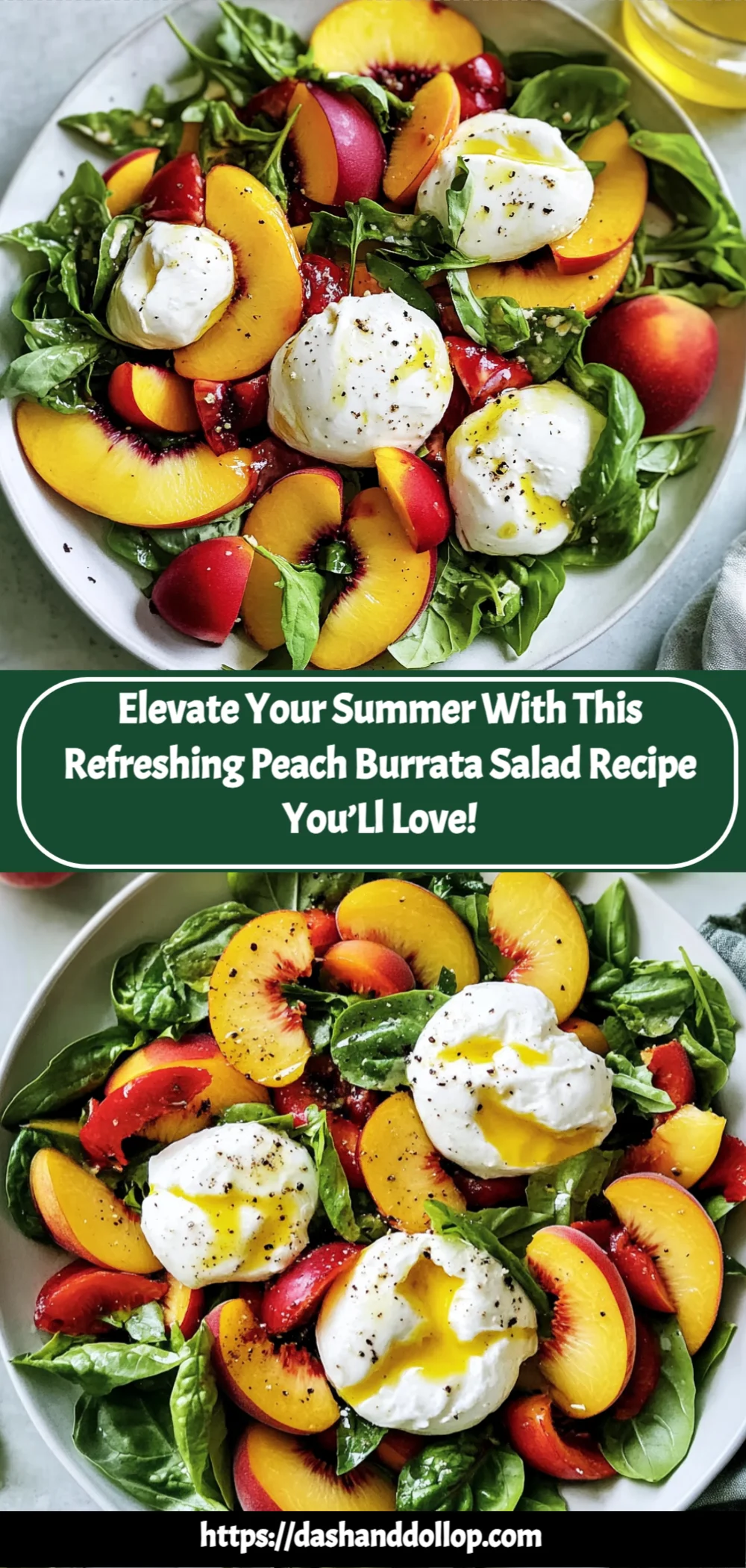 Elevate Your Summer with This Refreshing Peach Burrata Salad Recipe You’ll Love!