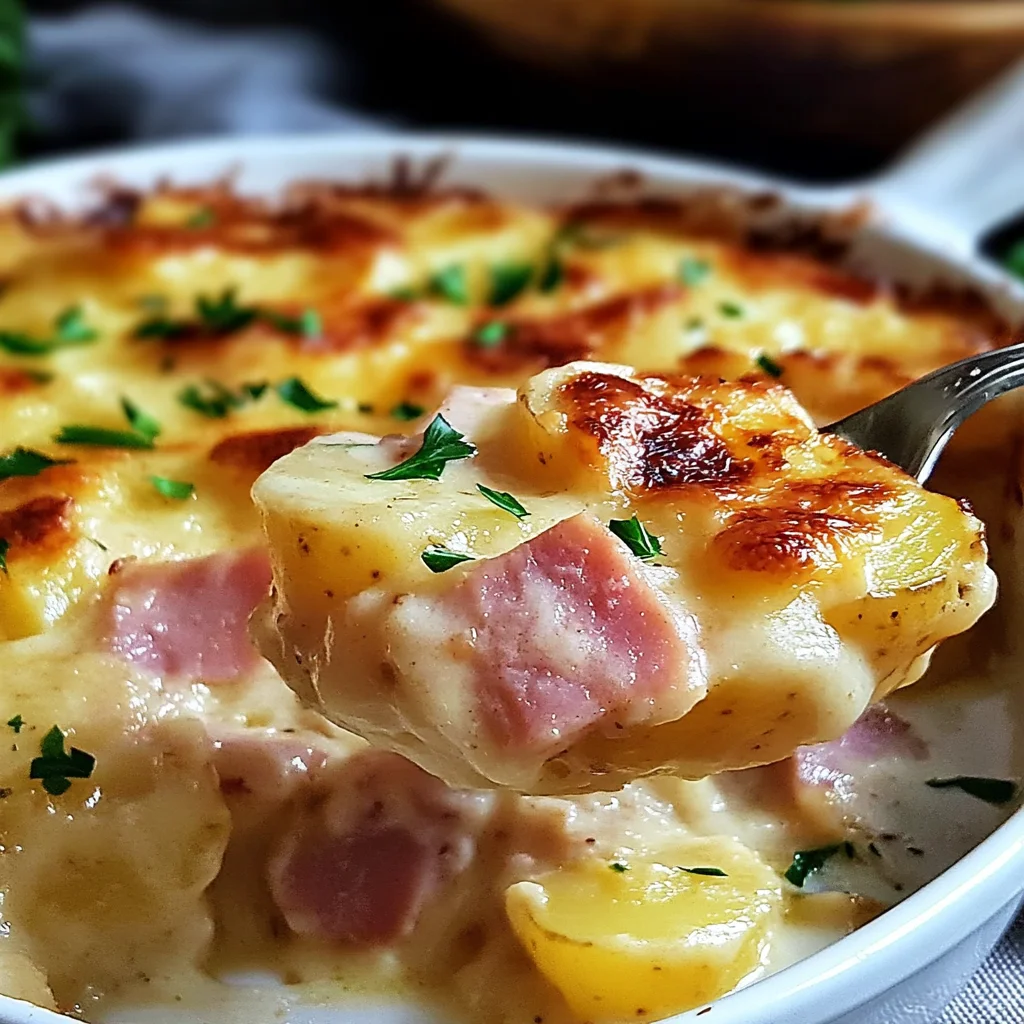 Savory Ham and Potato Au Gratin Recipe (Ultimate Comfort Food!)