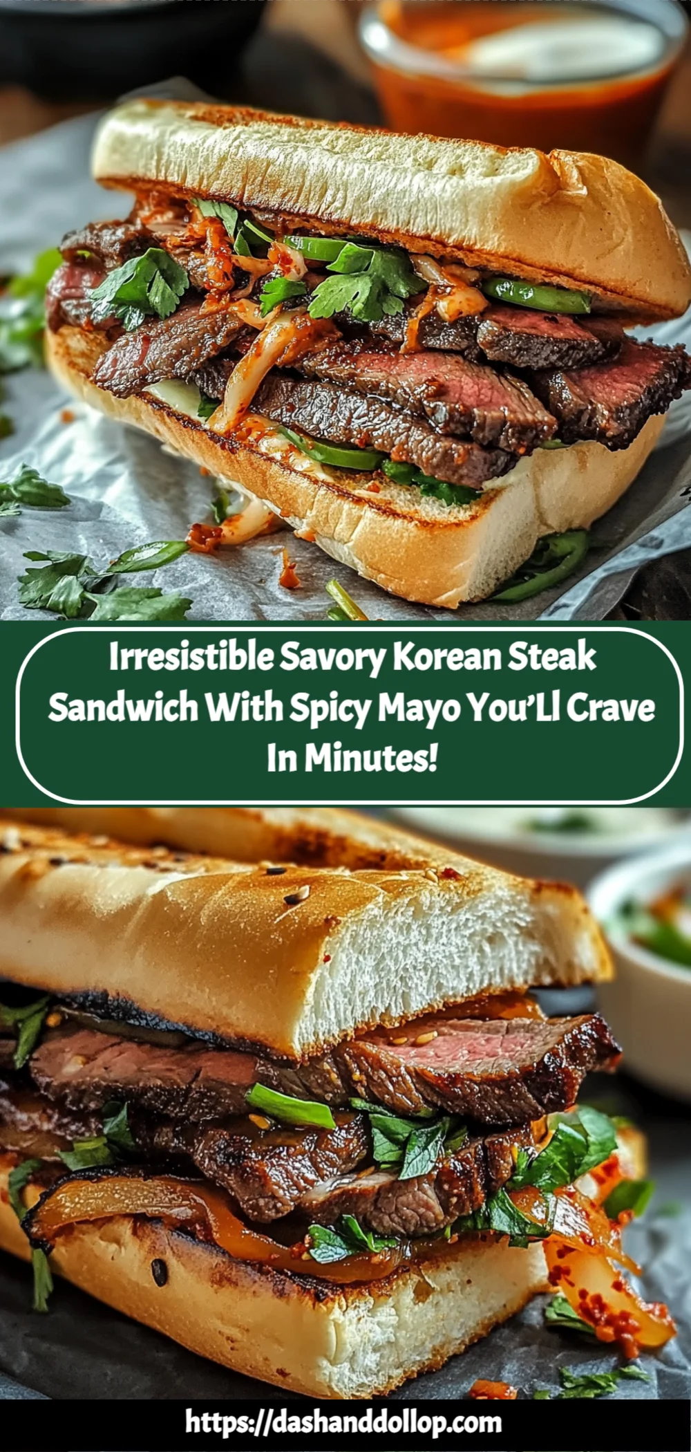 Irresistible Savory Korean Steak Sandwich with Spicy Mayo You’ll Crave in Minutes!
