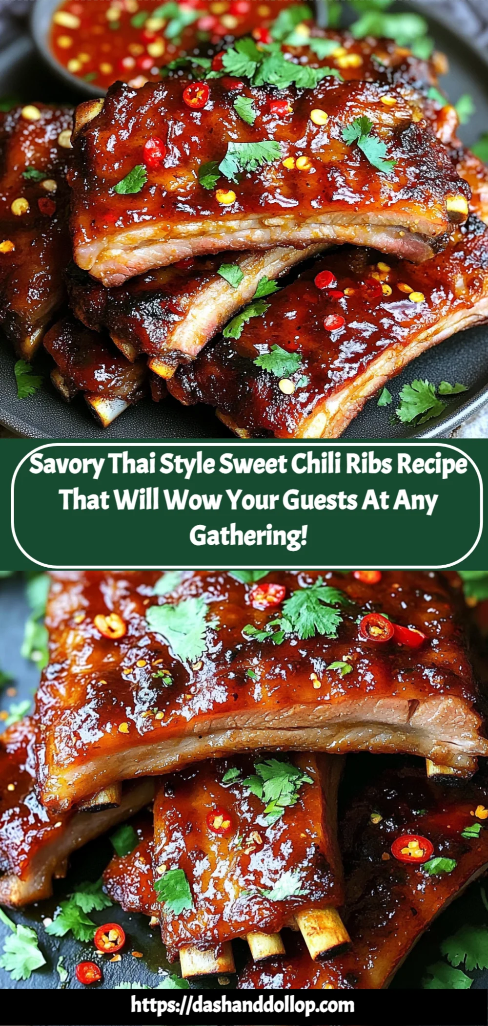 Savory Thai Style Sweet Chili Ribs Recipe That Will Wow Your Guests at Any Gathering!