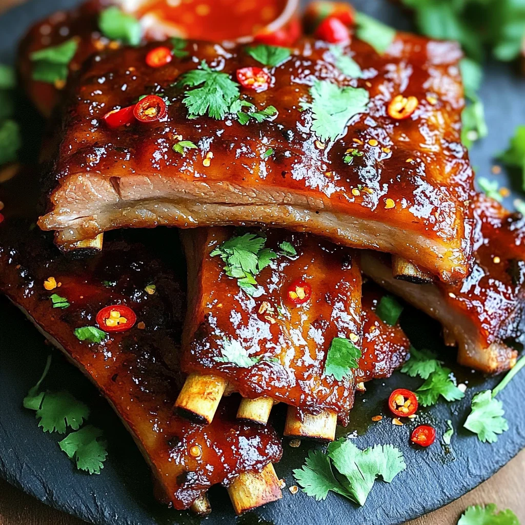 Savory Thai Style Sweet Chili Ribs Recipe (Tender and Flavorful!)