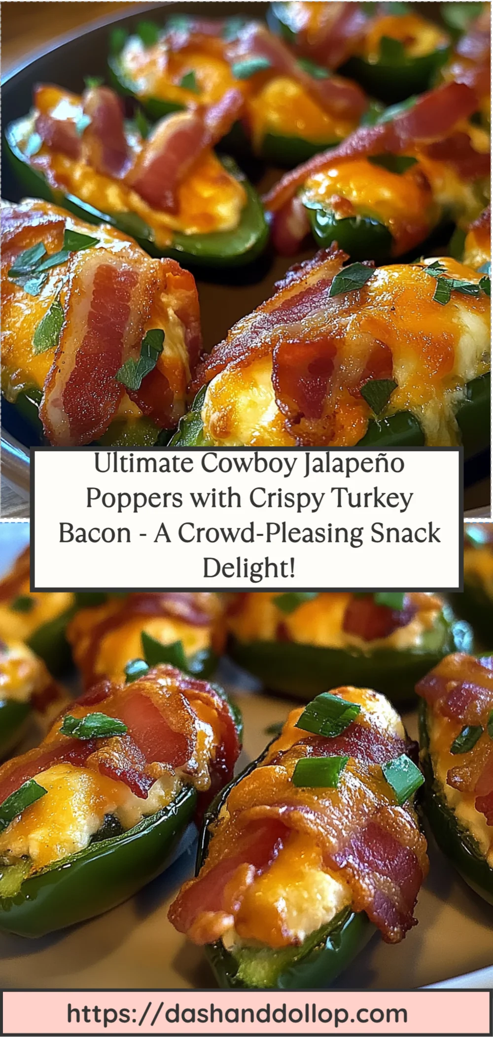 Ultimate Cowboy Jalapeño Poppers with Crispy Turkey Bacon - A Crowd-Pleasing Snack Delight!