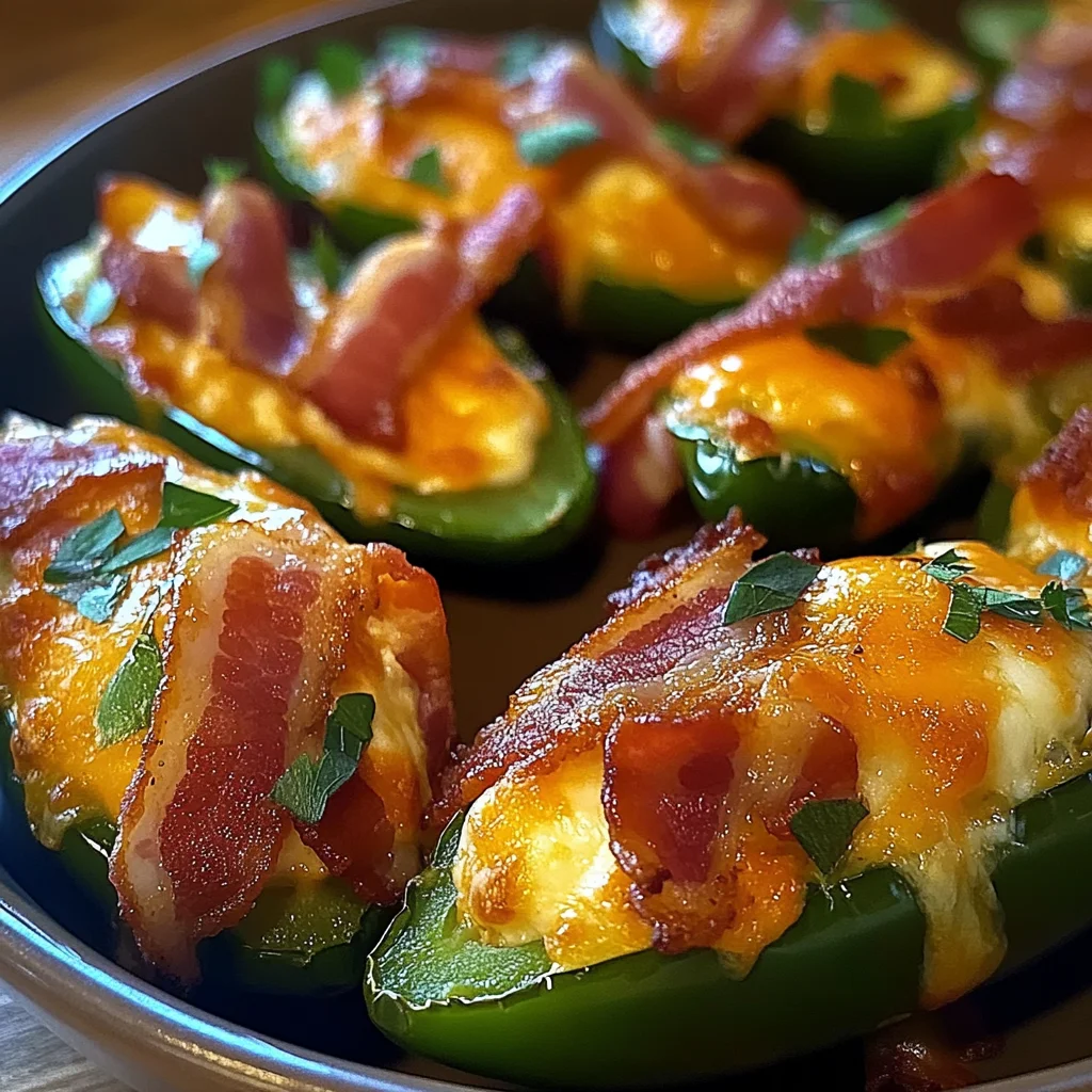 Ultimate Cowboy Jalapeño Poppers Recipe with Crispy Turkey Bacon