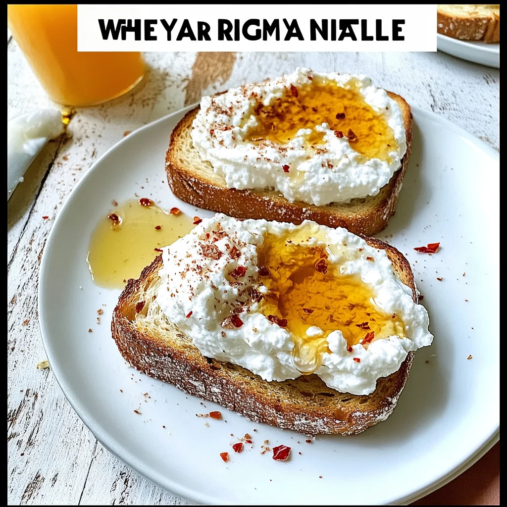 Whipped Ricotta Honey Toast Recipe (Irresistibly Delicious!)